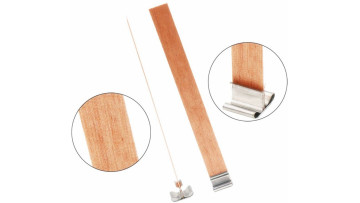 wooden candle wick