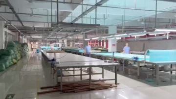 Fabric workshop processing and cutting