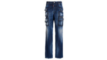 OEM Mens Jeans Trousers Loose Straight Men Cargo Jeans Side Pocket Denim Cargo Jeans For Men1