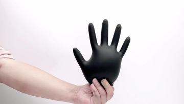 Gloves Nitrile Synthetic Nitrile Gloves Wholesale Black Disposable Household NON-sterilization Gloves Promote Powder Free1