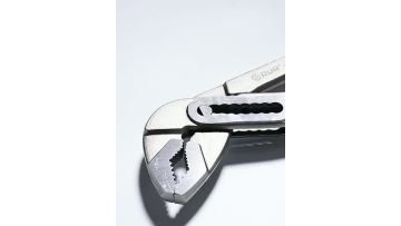 Orange and black water pump pliers