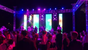 LED Mesh Screen SM4-P37.5 in Music Bar