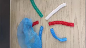 Factory Price Single Use Colorful Nonwoven Strip Clip Cap Strip Cap for Food Factory1