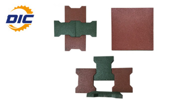 RUBBER TILE MAKING MACHINE