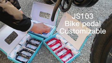 JS103 Mountain bike pedal bicycle aluminum alloy foot pedal pilin bearing anti-skid foot stare riding bicycle pedal mtb1