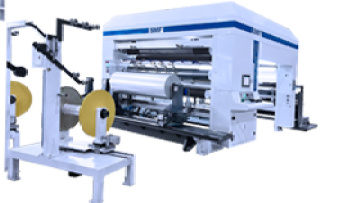 jumbo roller slitter changing rewinding chucks