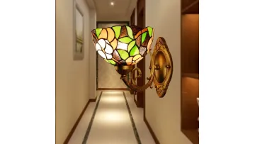 Elegant Ohori Colorful Leaf Outdoor Wall Lamp for Gardens1