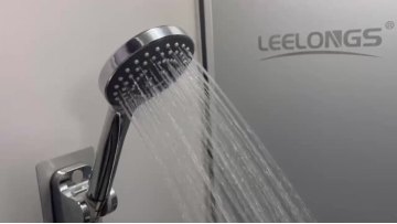 Cheap ABS Chrome One Function Shower Head Affordable Handheld Shower Head1