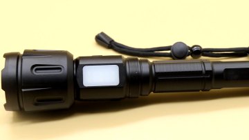 XHP90 12led red +white zoomable LED flashlight USB Rechargeable Portable Powerful Torch IPX65  2000lumens  Tactical Flashlights1