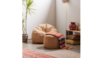 Top Quality Modern Simple  Minimalist  Comfort Velvet  Leisure  Fabric Reclining Lounge  Living Room  Bean Bag Chair1