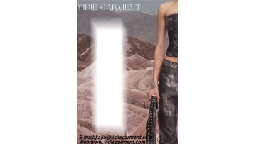 Distressed Faux Leather Pant