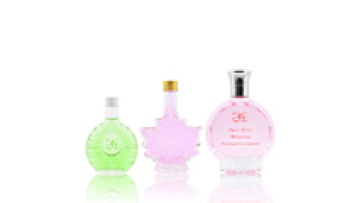 Factory 50ml 60ml 100ml Mini High Quality Round Clear Fruit Liquor Vodka Whiskey Wine Glass Bottle With Glass Cap1
