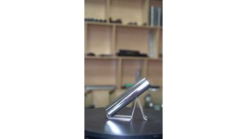 Slotted stainless steel pipes