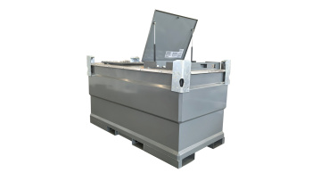 Mobile diesel fuel cube tank with pump kit sale for New Zealand