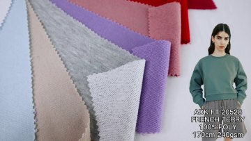 Fashion hoodie fabric autumn casual shirt clothing 90 cotton 10 polyester terry shirt cloth material fabric for hoodie1