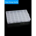 Container Plastic Box Practical Adjustable Compartment Jewelry Earring Bead Screw Holder Case Display case strage box