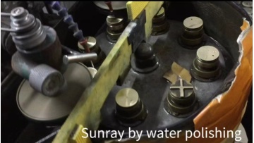 Sunray process watch dial