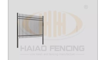 6 ft top spear metal fence panels1