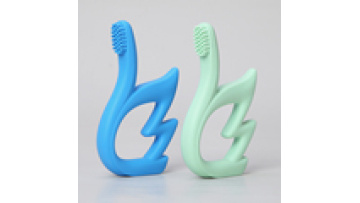 Newborn Gifts Baby Sensory Toys 100% Food Grade Non-toxic And BPA Free Baby Silicone Toothbrush Teether1