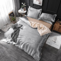 3/4/5pcs 100% Natural Silk Bedding Set With Duvet Cover Bed Sheet Pillowcase Luxury King Queen Twin Size Solid Satin Bed Linen