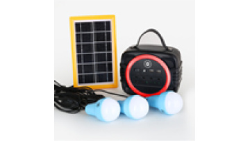 Portable solar charger mobile phone solar energy lighting system 3 led bulb light solar lighting kits1
