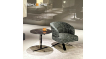 Modern Catlin Grey Glass Stainless Center Table Marble Side Table Set Light Luxury Living Room Furniture Round Coffee Table1