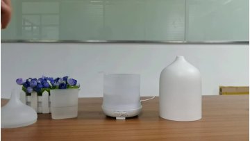 New ceramic humidifier colorful aromatherapy lamp aromatherapy machine household bedroom essential oil diffuser humidifier1