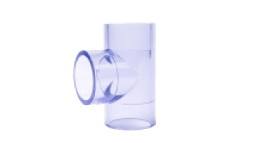 Wholesale Water Treatment Industrial Pipe Fittings PVC Transparent Tee High Pressure DIN/JIS Standard1