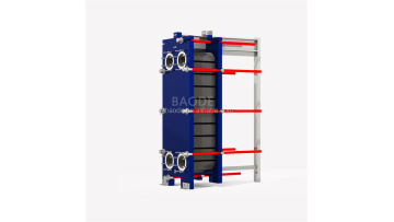 Gasket plate heat exchanger display