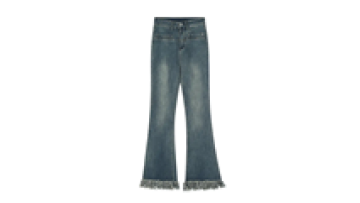 Bulk Wholesale Baggy Bell Bottom Jeans Women Plus Size Jean Trousers for Ladies1