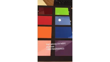 18mm Colored High Glossy UV MDF Board for Cabinet1
