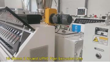 2 cavity PVC pipe machine 20-50mm 