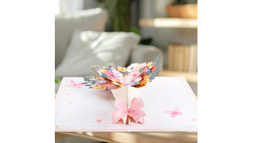 flower bouquet greeting card