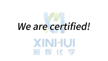 xinhui polyurethane adhesive certificates