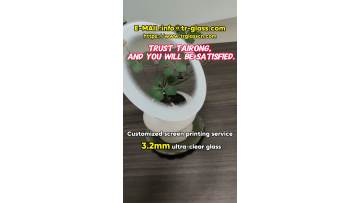 Experience Excellence with Tairong's 3.2mm Ultra - Clear Glass & Custom Screen Printing!