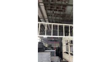 Cast iron manhole cover loading process