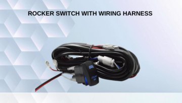 12V 5Pin Rocker Laser On Off Waterproof Switch Power Relay Blade Fuse 14AWG Heavy Duty Off Road LED Light Bar Wiring Harness Kit1
