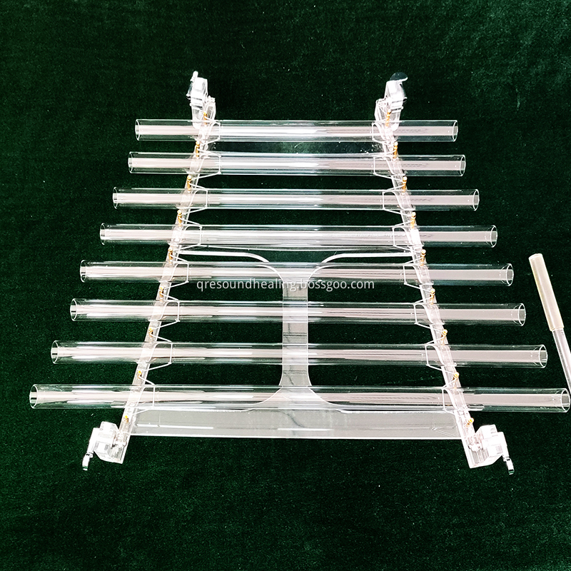 Perforated Clear Crystal Harp