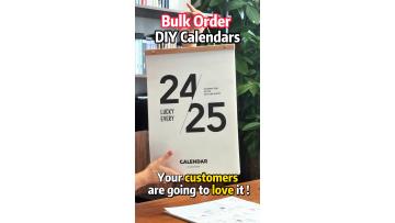 Bulk order DIY calendar