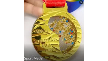 Metal Gold Sport Medal