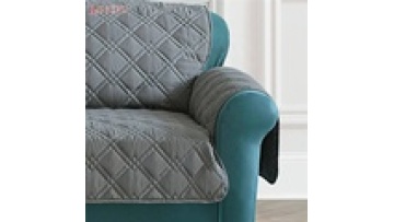 Waterproof sofa covers ready made  ultrasonic embossing sofa slipcover quilted  100% polyester sofa cover1