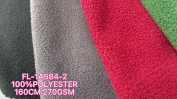 100% Polyester Solid Color minky plush Plain Knitted Double Side Brush and Anti-pilling polar fleece fabric for clothing1