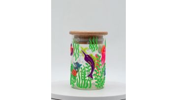 Glass ashtray,Tobacco canister,borosilicate glass