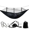 Camping Parachute Fabric Net Hammock Anti-Mosquito Hanging Hamak For Outdoor Patio Sleeping Hamac Swing Tree Bed Beach Chair