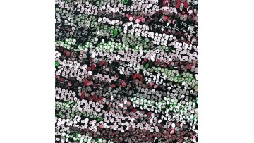 Wholesale new color polyester velvet sequin fabric straight multicolor sequin fabric1