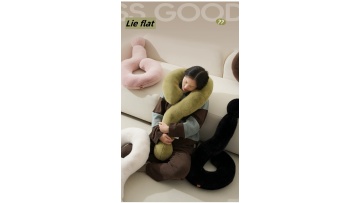 Soft shaped question mark pillow