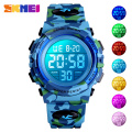 SKMEI Military Kids Sport Watches 50M Waterproof Electronic Wristwatch Stop Watch Clock Children Digital Watch For Boys Girls