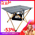 600D Oxford Fabric Aluminum Alloy Folding Small and Big Camping Table,Lightweight for Outdoor Picnic Vacation