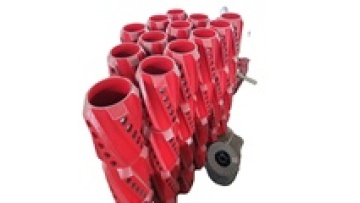 Puyang zhongshi API Certificated Carbon Steel Centralizer Spiral Vane Rigid Centralizer Casing Roller1