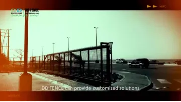 Galvanized 358 High Security Anti Climb Fence